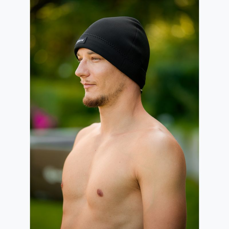 Neoprénová čiapka AQUASTIC Wintstick Beanie 3 mm czarny 2