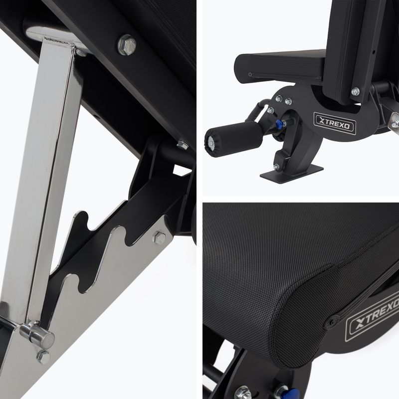 Tréningová lavica XTREXO Ajax čierna 6