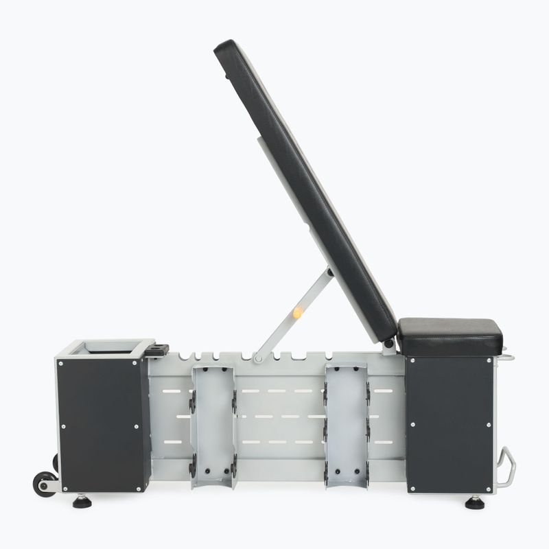 Nastaviteľná tréningová lavica XTREXO Storage čierna 9