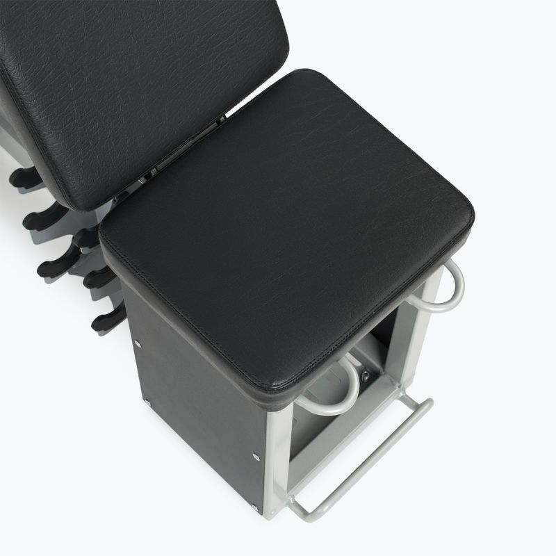 Súprava TREXO Posilňovacia Lavica Storage + Činky Hex black 12