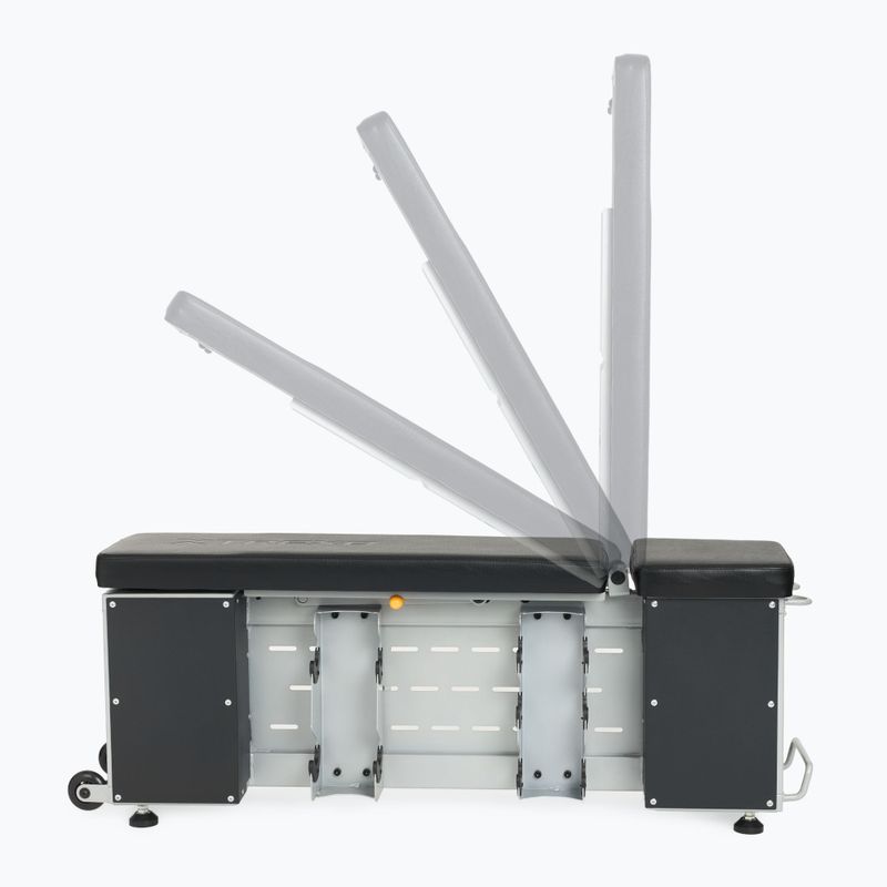 Nastaviteľná tréningová lavica XTREXO Storage čierna 11