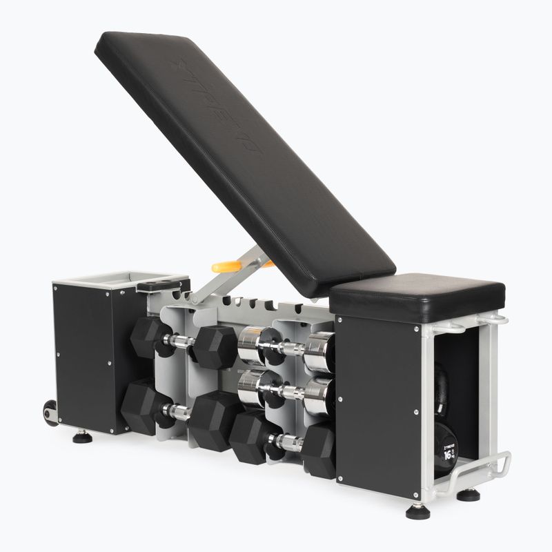 Nastaviteľná tréningová lavica XTREXO Storage čierna 12