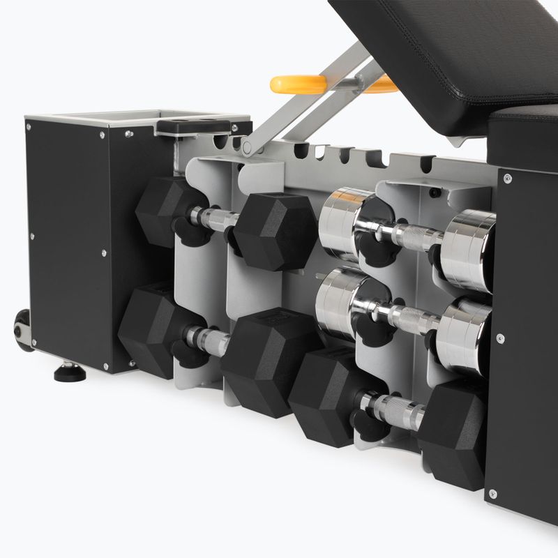 Nastaviteľná tréningová lavica XTREXO Storage čierna 13