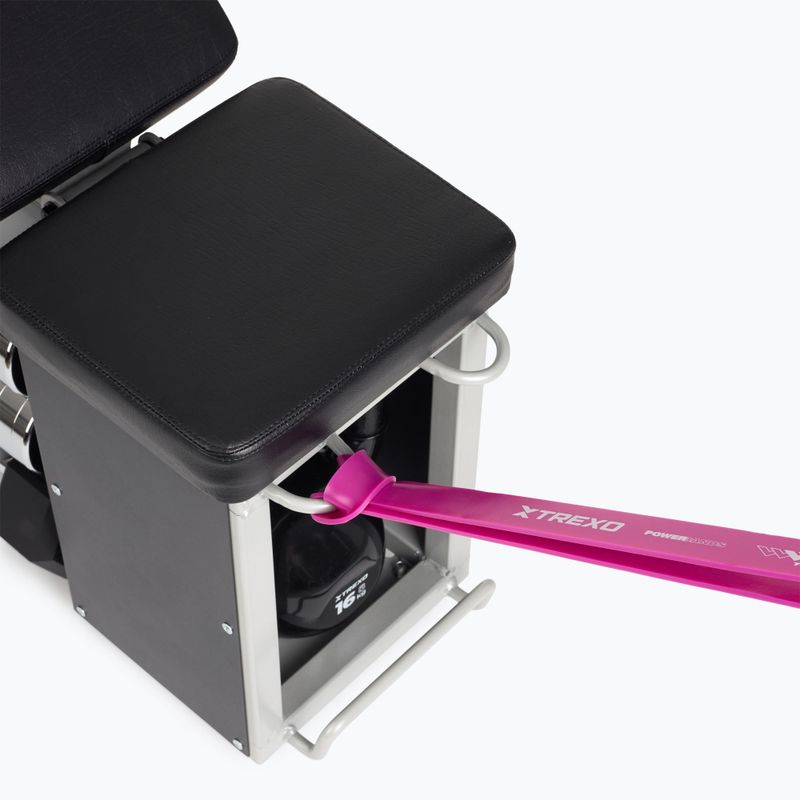 Nastaviteľná tréningová lavica XTREXO Storage čierna 15