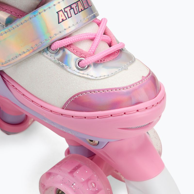 Detské kolieskové korčule ATTABO Diamond pink 6