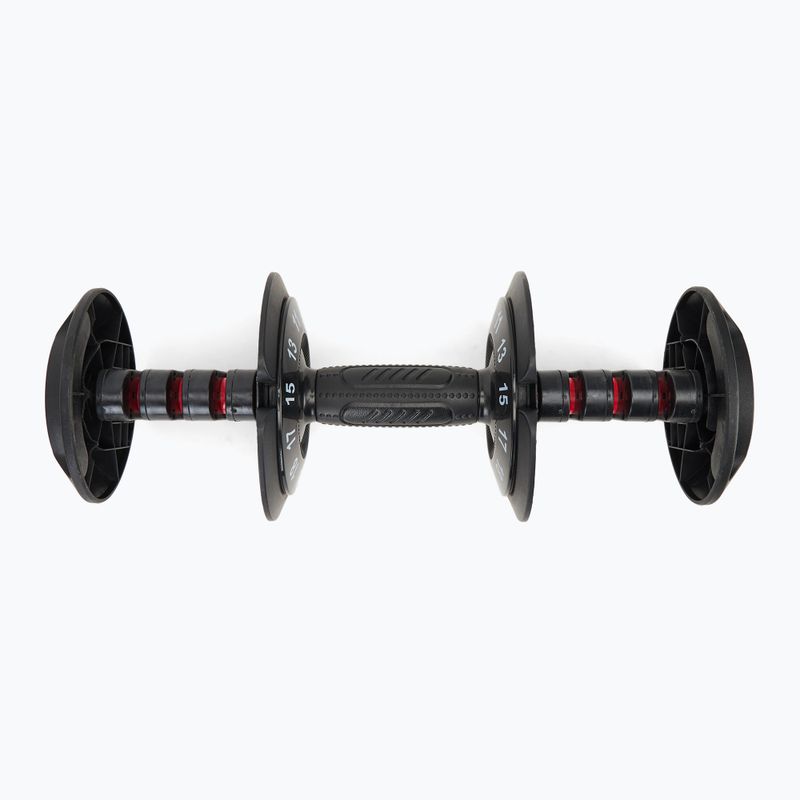 Nastaviteľný držiak činky TREXO 24 kg TXO-B4W002-B čierny 3