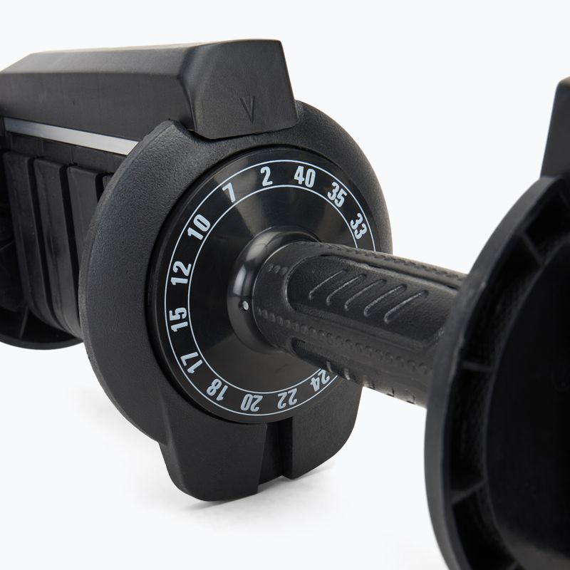 Nastaviteľný držiak činky XTREXO 40 kg TXO-B4W001-B čierny 5