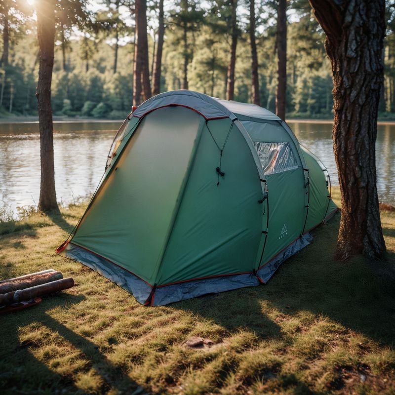 Kempingový stan pre 4 osoby KADVA Kavio 4.1 green 21