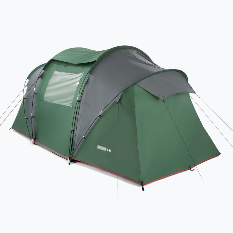 Kempingový stan pre 4 osoby KADVA Kavio 4.2 green 2