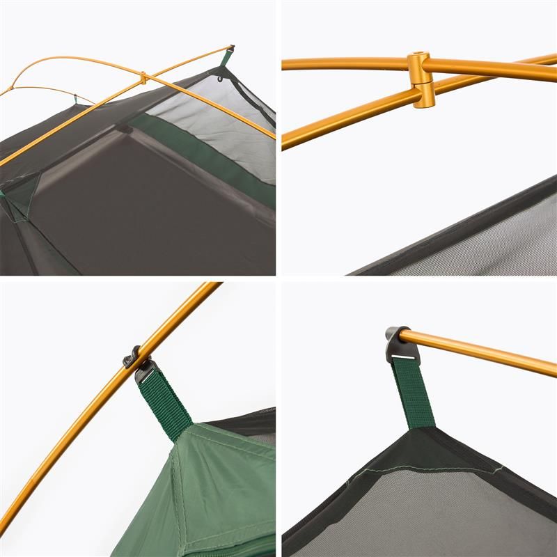 Kempingový stan pre 3 osoby KADVA Expedit 3 pro green 8