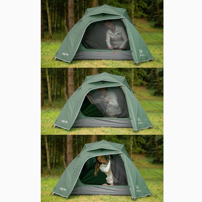 Kempingový stan pre 3 osoby KADVA Expedit 3 pro green 15