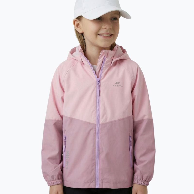 Detská bunda do dažďa KADVA Fory Jrg pink 4