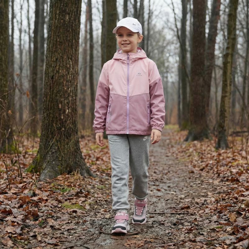 Detská bunda do dažďa KADVA Fory Jrg pink 9