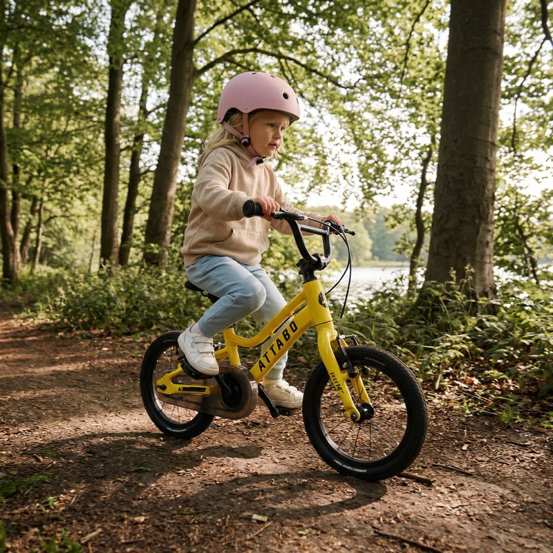 Detský bicykel ATTABO EASE 14" yellow 3