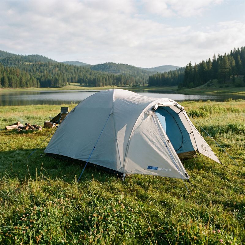 Kempingový stan 3-osobowy KADVA CAMPdome 3 grey 8