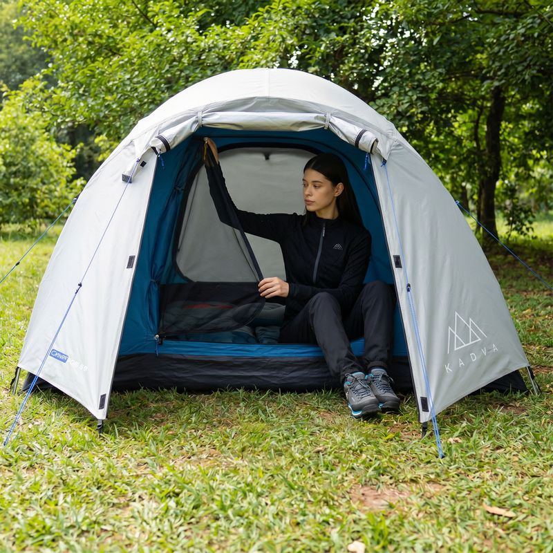 Kempingový stan 3-osobowy KADVA CAMPdome 3 grey 12