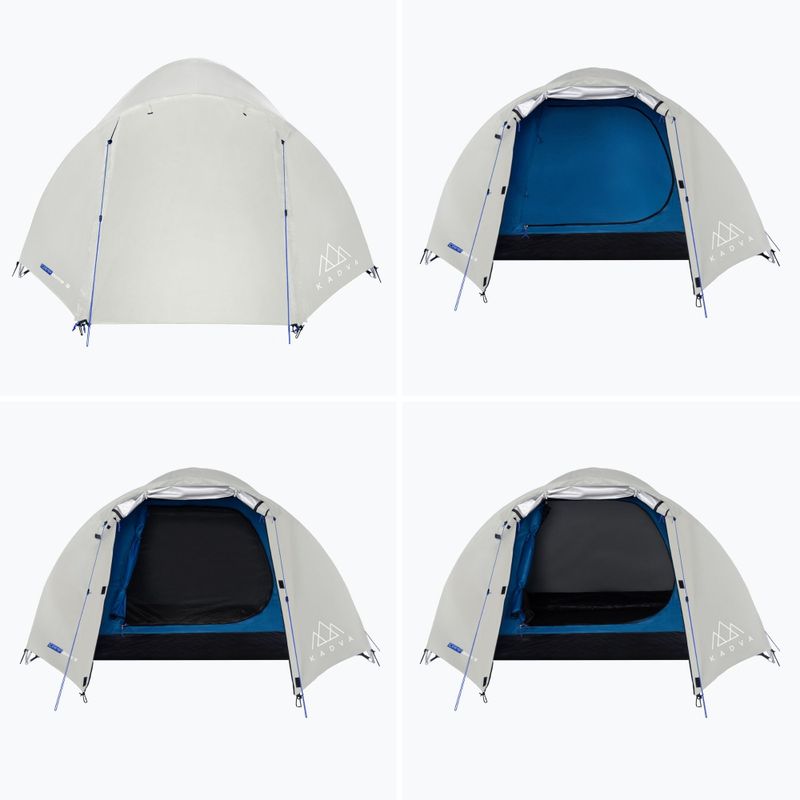 Kempingový stan pre 4 osoby KADVA CAMPdome 4 grey 4