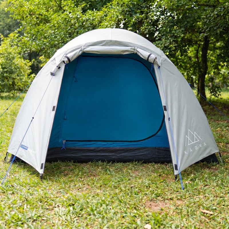Kempingový stan pre 4 osoby KADVA CAMPdome 4 grey 11