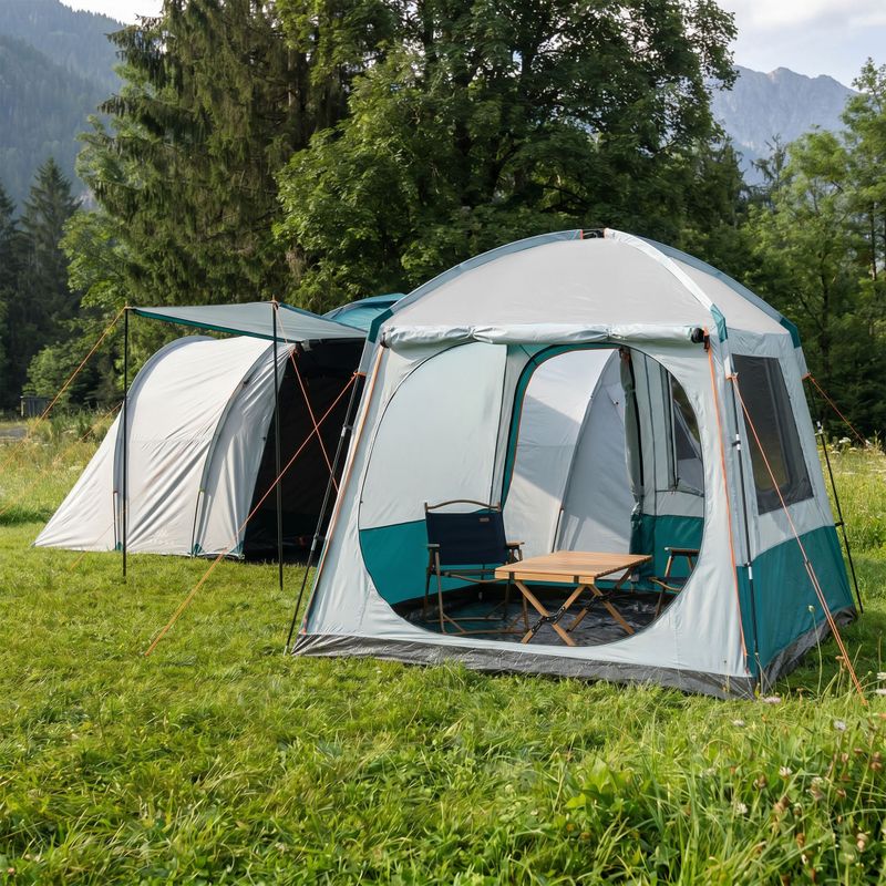 Predsienok k stanu KADVA Kavio Hall šedý 19