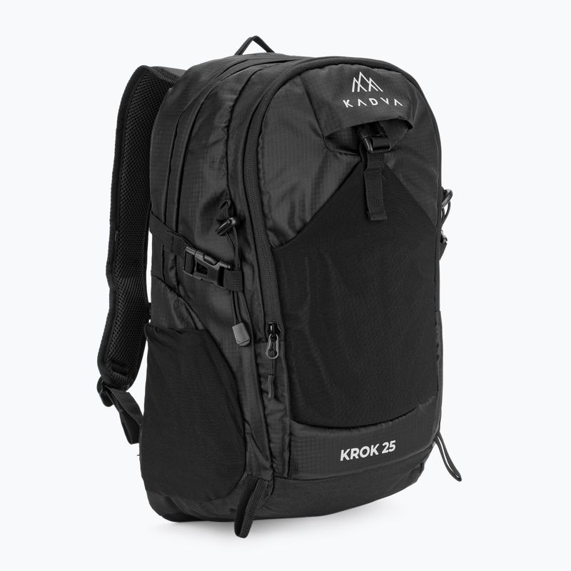 Turistický batoh KADVA vrecko na laptop 25 l čierny