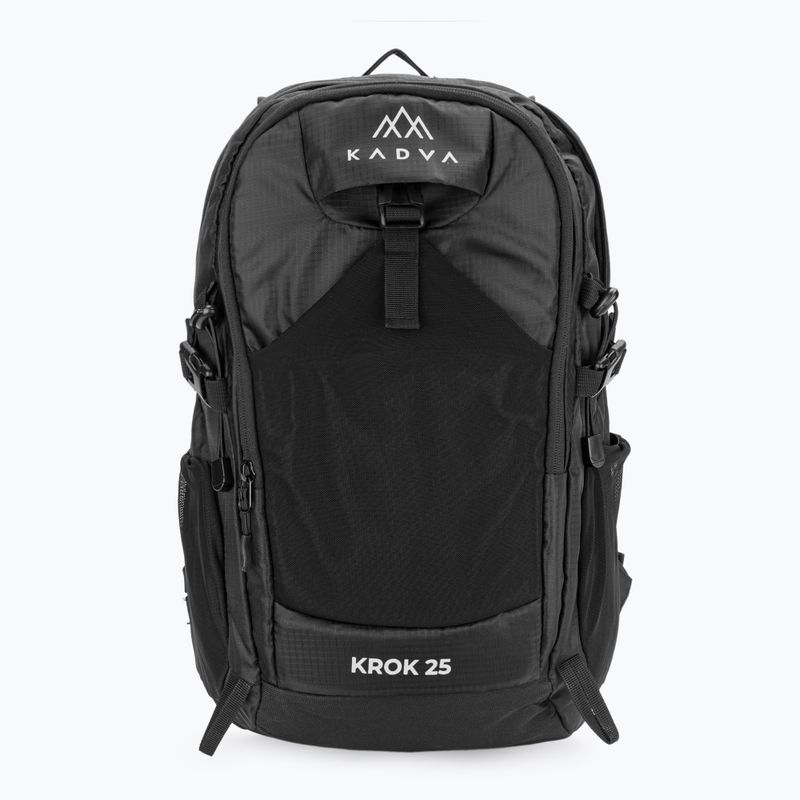 Turistický batoh KADVA vrecko na laptop 25 l čierny 2