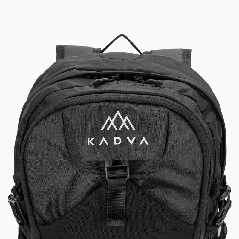 Turistický batoh KADVA vrecko na laptop 25 l čierny 4