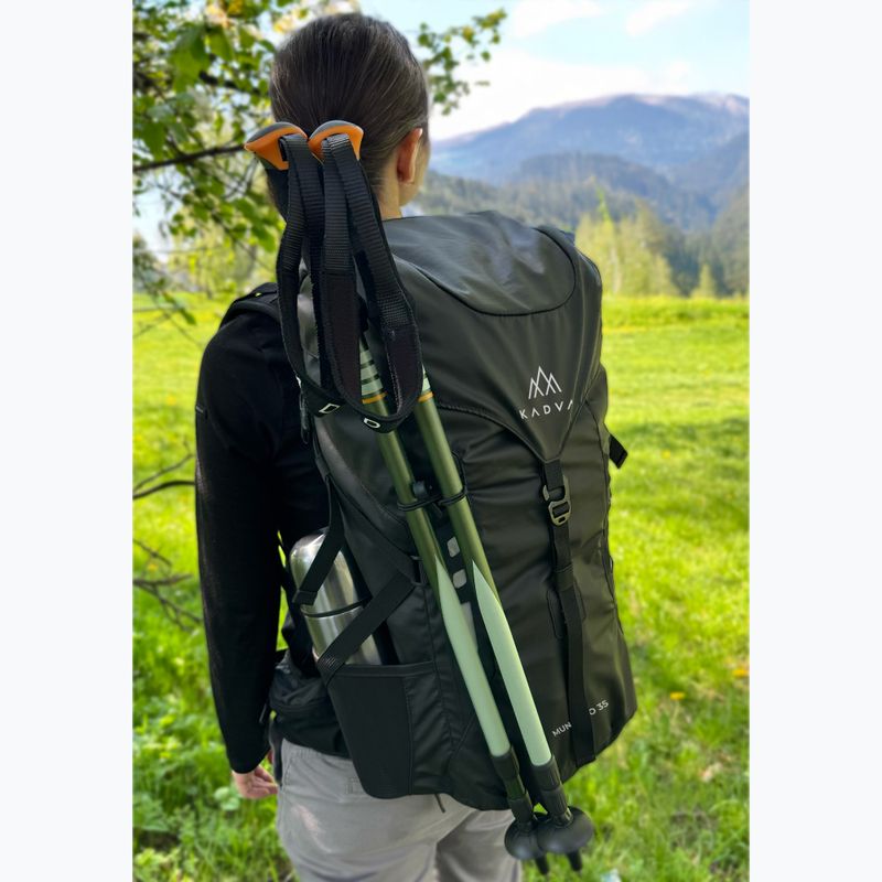 Turistický batoh KADVA Mundoro 35 l čierny 10