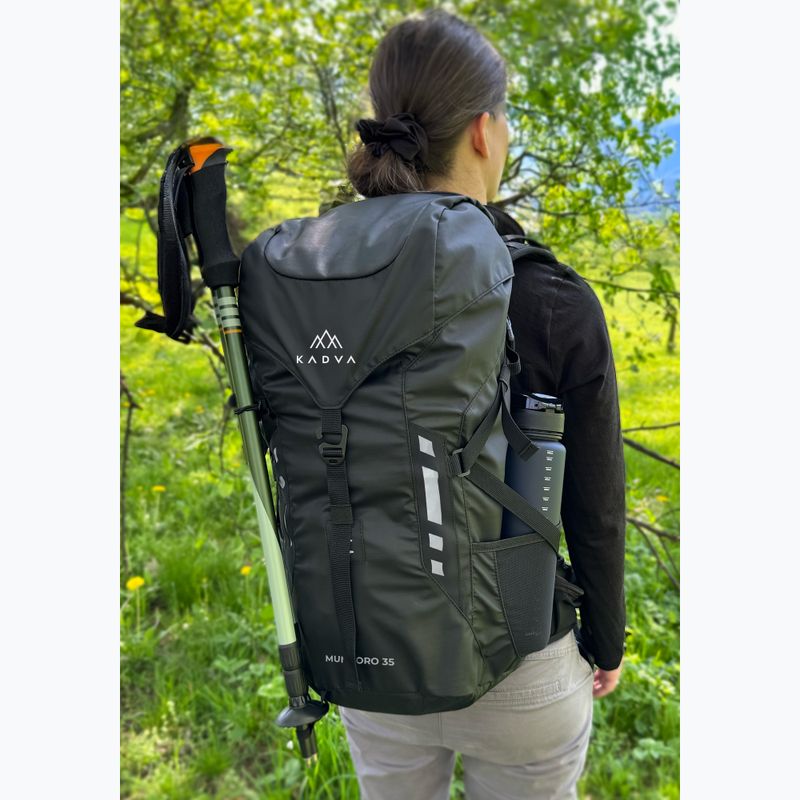 Turistický batoh KADVA Mundoro 35 l čierny 11