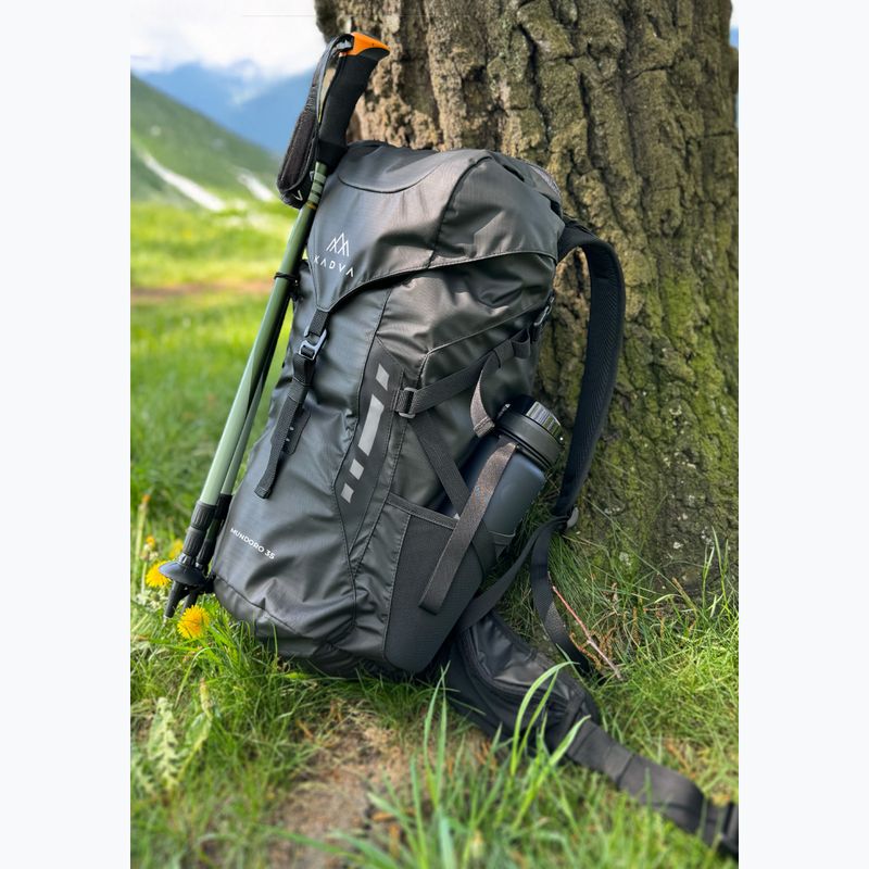 Turistický batoh KADVA Mundoro 35 l čierny 14