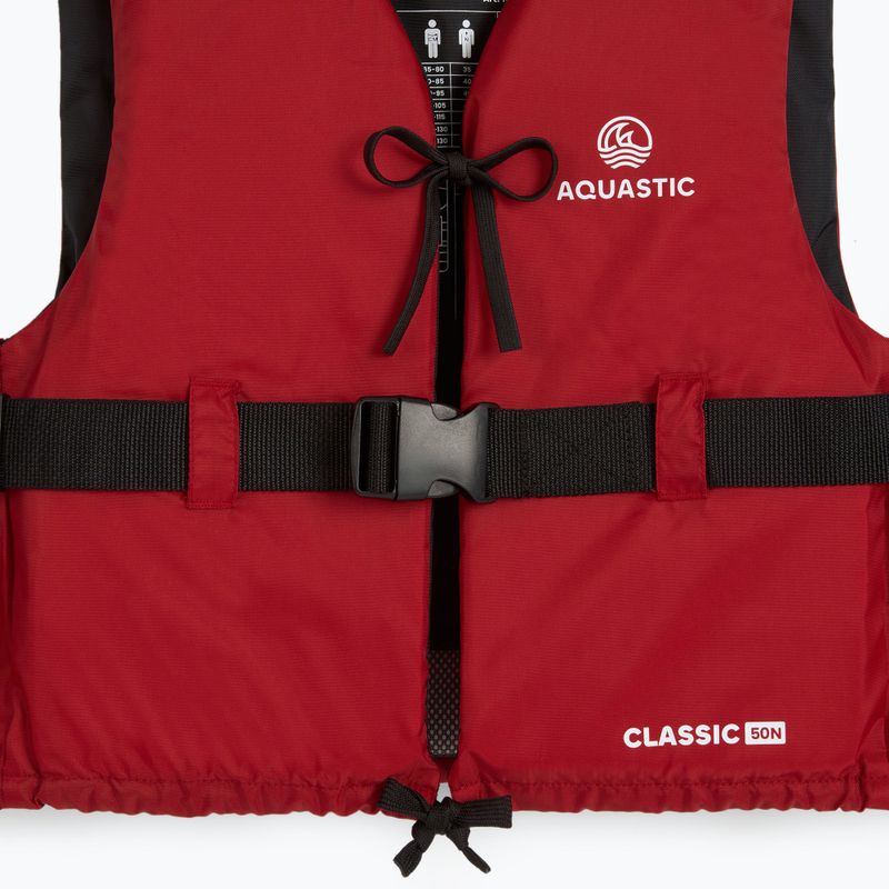 AQUASTIC Classic 50N červená vesta na istenie 3