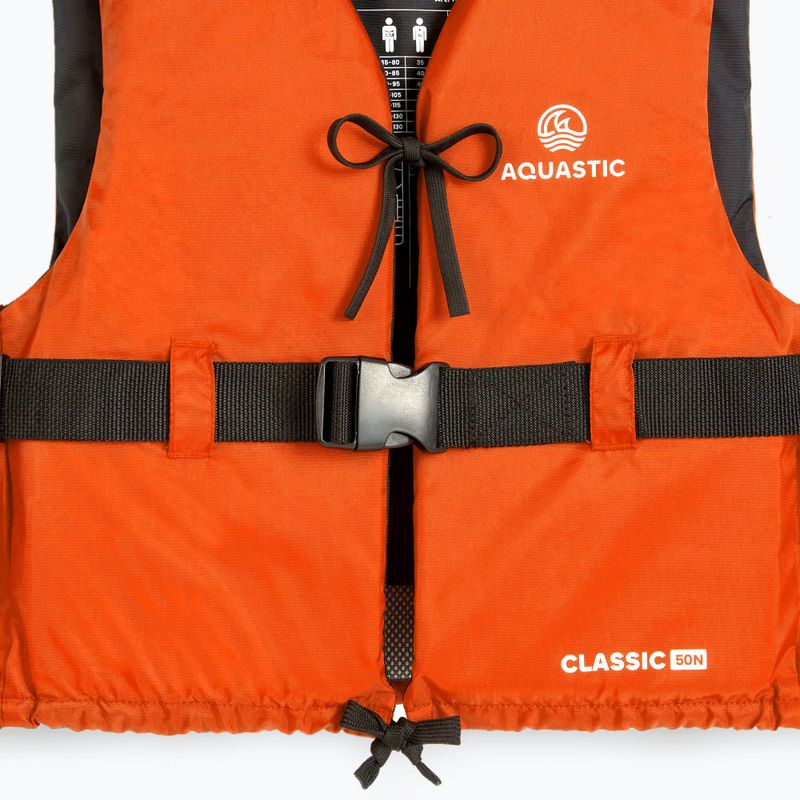 AQUASTIC Classic 50N oranžová vesta na istenie 14