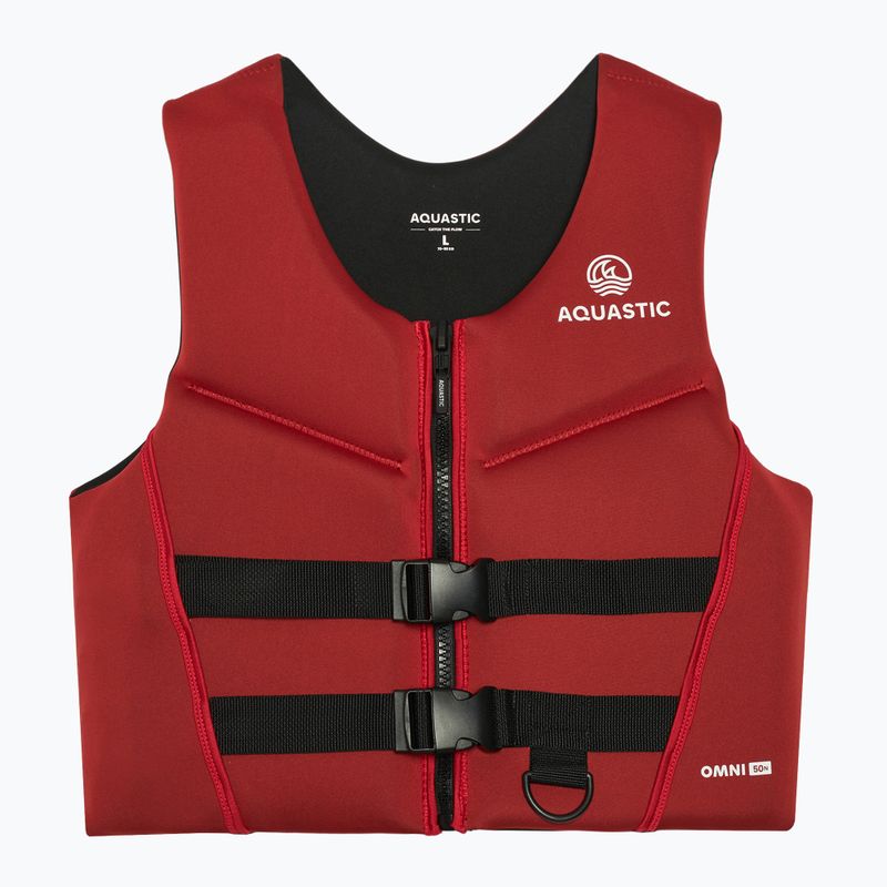 Bezpečnostná vesta AQUASTIC Omni 50N red