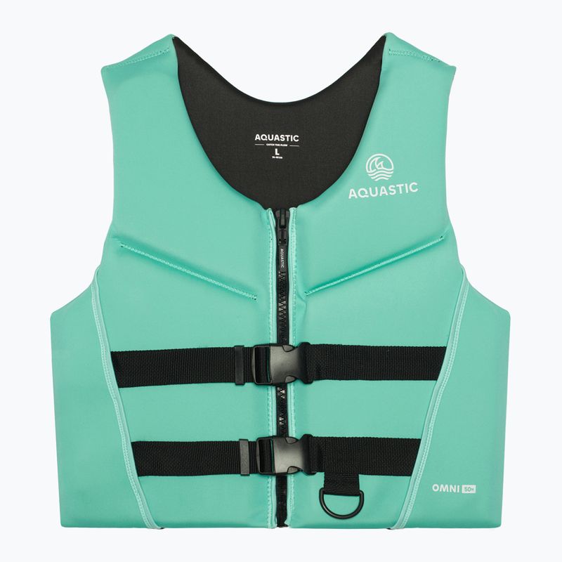 Bezpečnostná vesta AQUASTIC Omni 50N turquoise