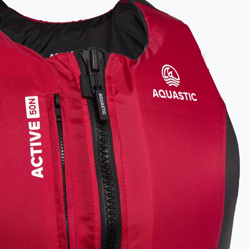 AQUASTIC Active 50N červená bezpečnostná vesta 3