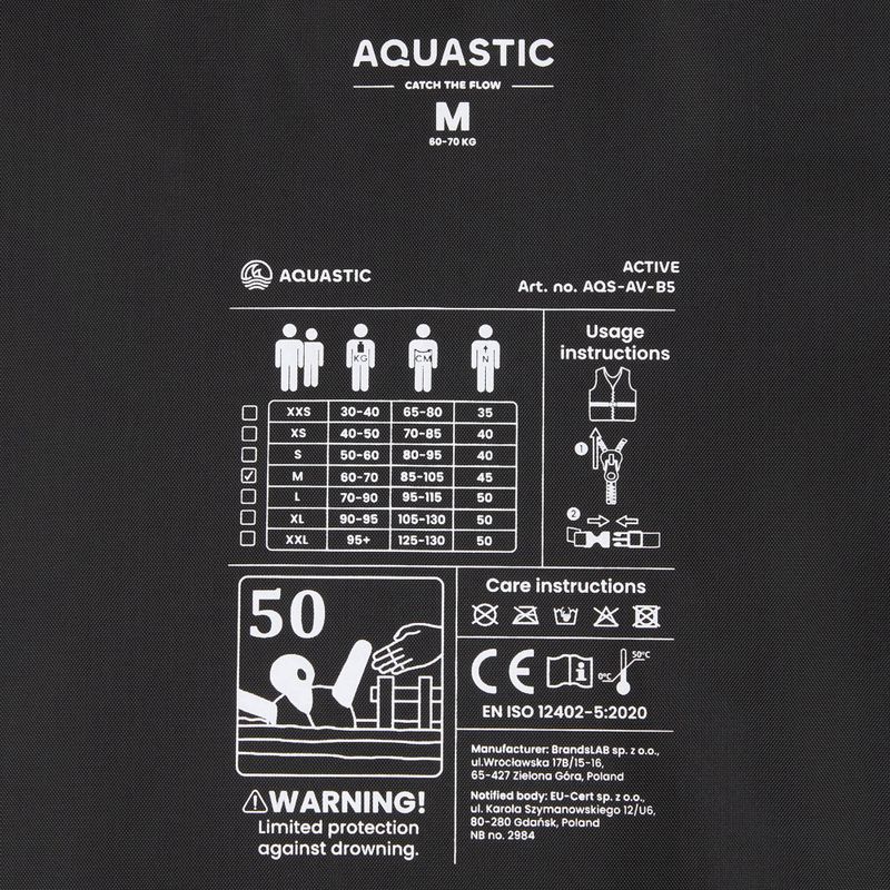Vesta na istenie AQUASTIC Active 50N čierna 6