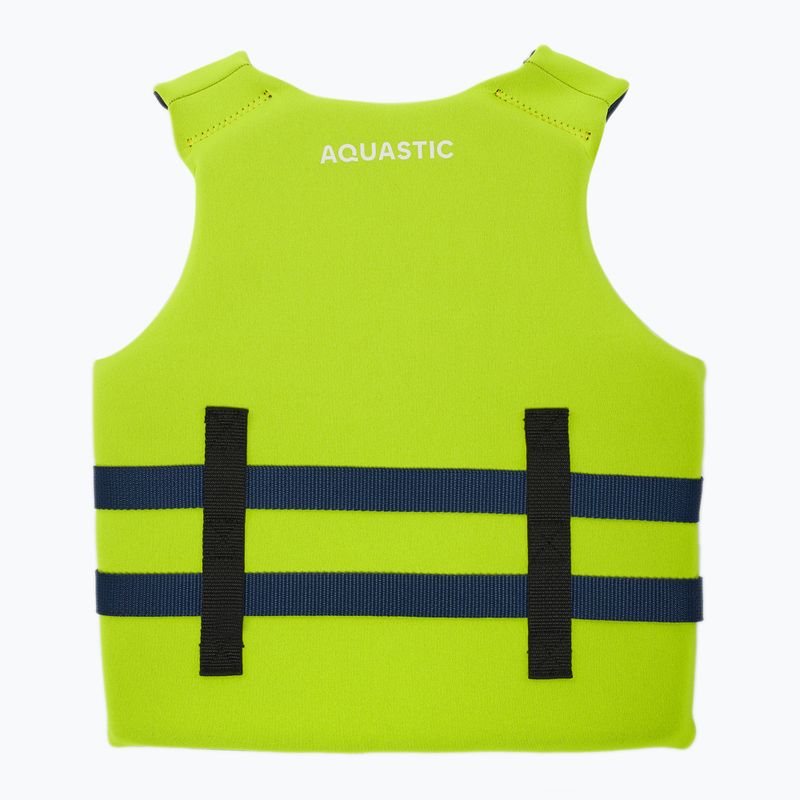 AQUASTIC Youth 50N zelená detská bezpečnostná vesta 2
