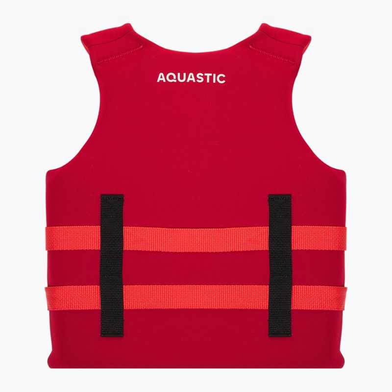 Detská plávacia vesta AQUASTIC Youth 50N Red 2