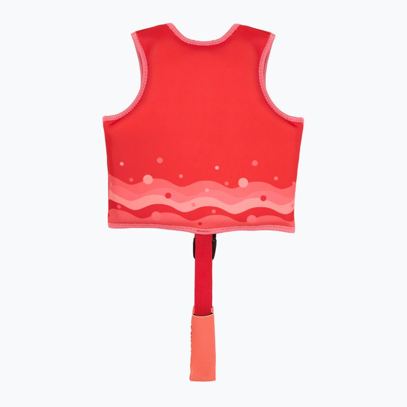 Detská bezpečnostná vesta AQUASTIC Junior dark pink 2