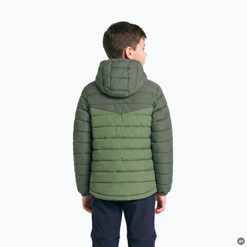 Detská zateplená bunda KADVA Snoway JRG zelená 2