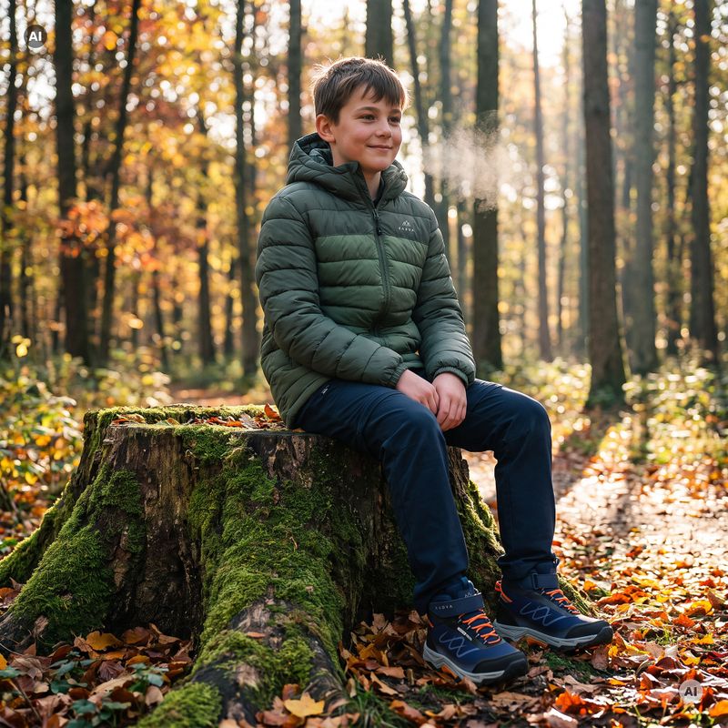 Detská zateplená bunda KADVA Snoway JRG zelená 7