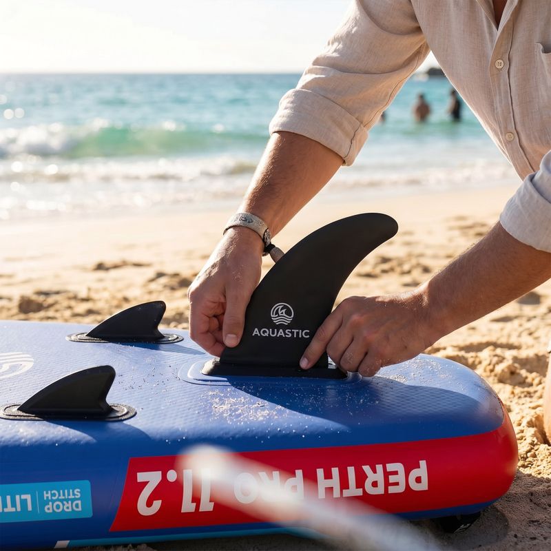 Plutva na paddleboard AQUASTIC SLIDE-IN 9" black 4