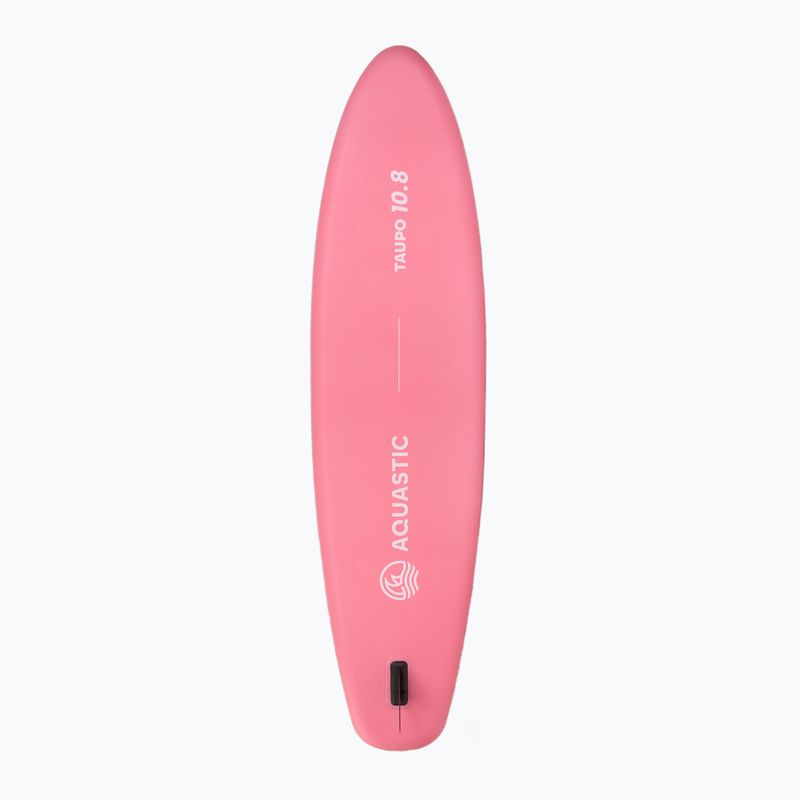 Súprava doska SUP nafukovacia AQUASTIC Taupo 10'8" allround ružová 4