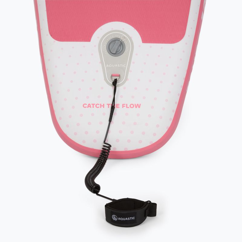 Súprava doska SUP nafukovacia AQUASTIC Taupo 10'8" allround pink 12