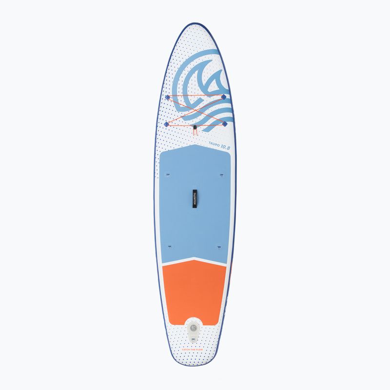 Súprava doska SUP nafukovacia AQUASTIC Taupo 10'8" allround modrá 3