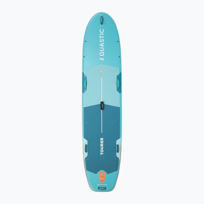 Súprava doska SUP nafukovacia AQUASTIC Tourer 12'0" 2-os zelená 4