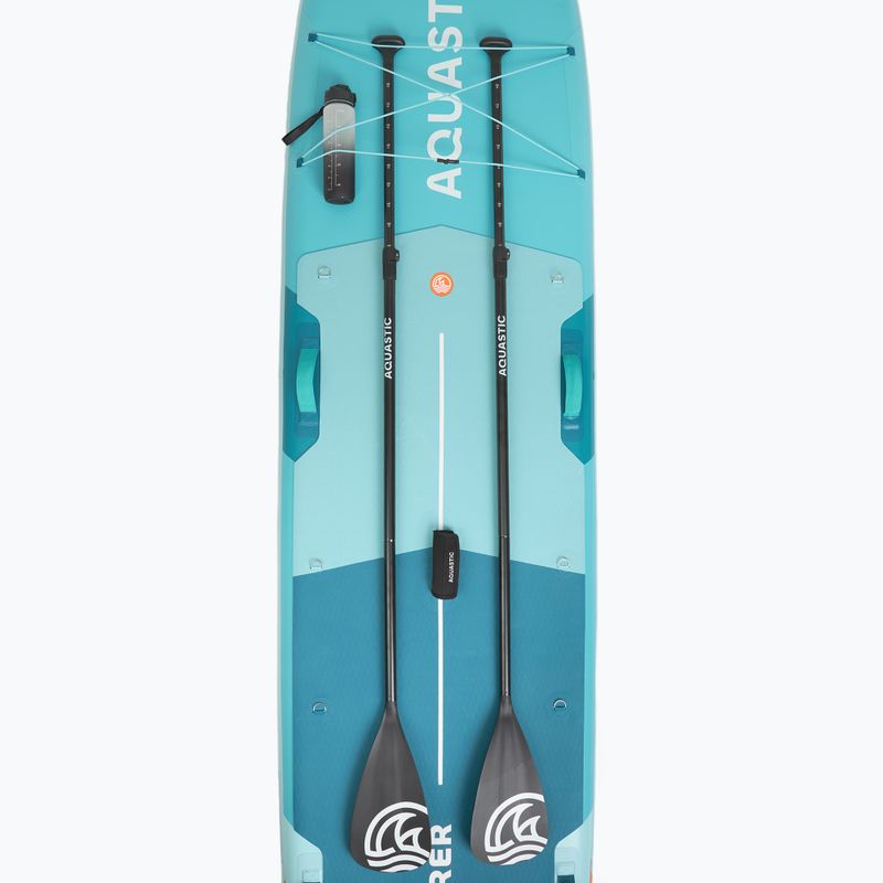 Súprava doska SUP nafukovacia AQUASTIC Tourer 12'0" 2-os green 13