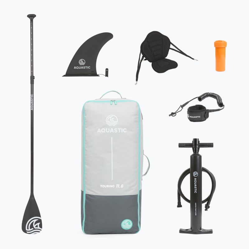 Súprava doska SUP nafukovacia AQUASTIC Touring 11'6" blue 9