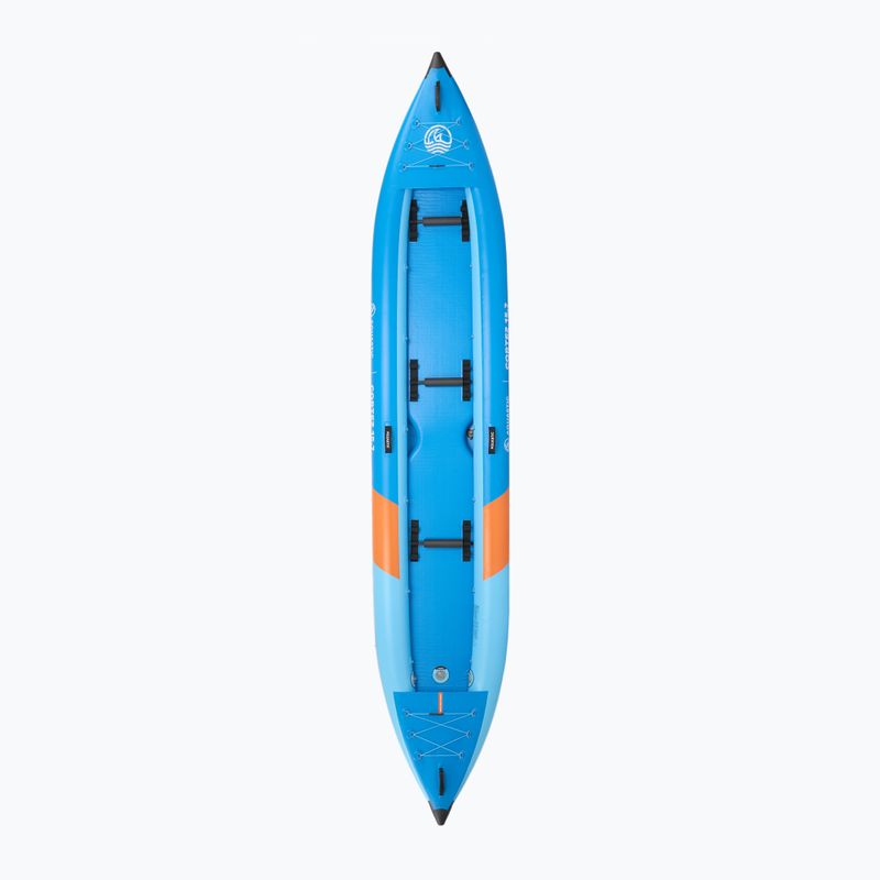 Nafukovací kajak pre 3 osoby AQUASTIC Cortez 15'7" hybrid blue 4