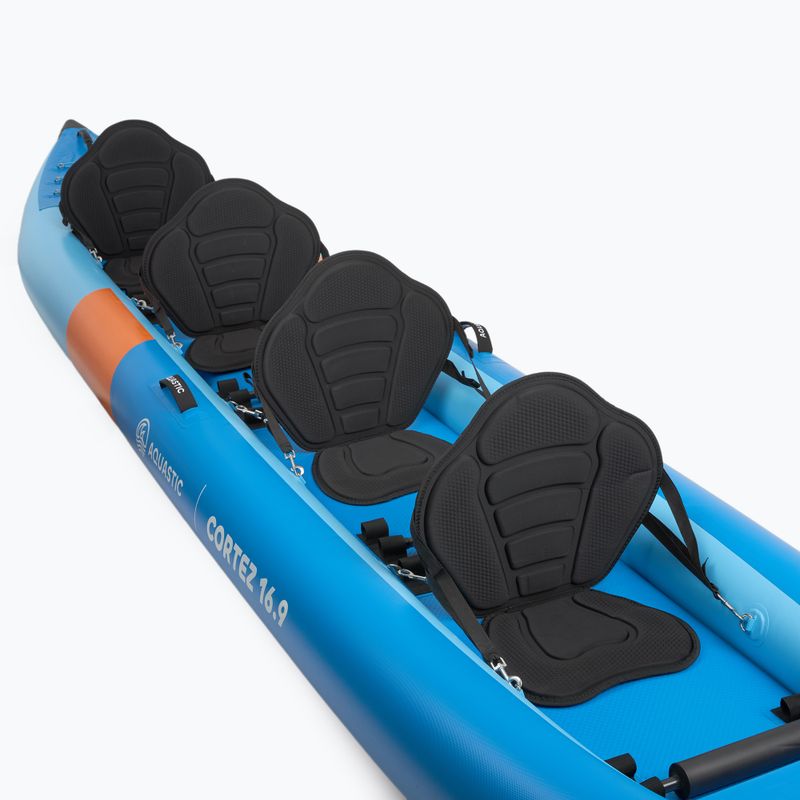 Nafukovací kajak 4-osobowy AQUASTIC Cortez 16'9" hybrid blue 11