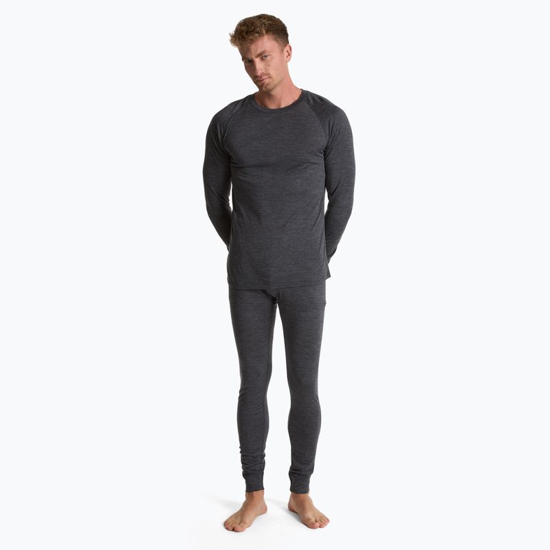 Pánska termo mikina 100% WOOLCANO MERINO TOP0538 gray 2